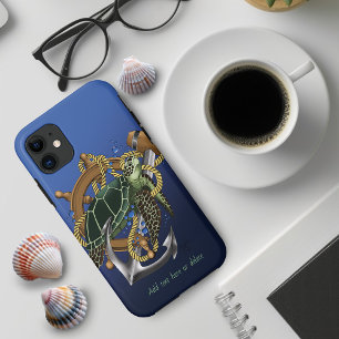 ウミガメ緑の青 iPhone 11 ケース