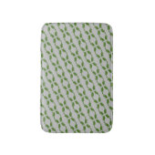 ウミガメ緑グレーの子供 バスマット (正面縦)