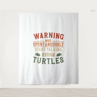ウミガメ警告の5月 タペストリー