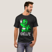ウミガメ貝類 Tシャツ (正面フル)