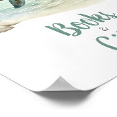 ウミガメ赤ちゃんシャワーブックとギフト ポスター (角)