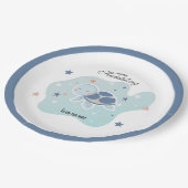 ウミガメ赤ちゃんシャワー | かわいい海 ペーパープレート (アングル)