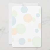 ウミガメ赤ちゃんシャワー 招待状 (裏面)