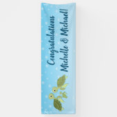 ウミガメ赤ちゃんシャワー 横断幕 (縦)