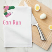 ウミガメ走缶 キッチンタオル (四つ折り)