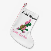 ウミガメ走缶 スモールクリスマスストッキング (正面 (吊り時))