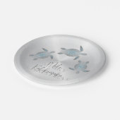 ウミガメ銀 | Melle Kalikimaka |クリスマス ペーパープレート (アングル)