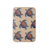 ウミガメ風呂マット バスマット (正面縦)