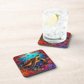 ウミガメ鮮やかサンゴ礁 コースター (右側)