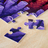 ウミガメ鮮やかサンゴ礁 ジグソーパズル (側面)