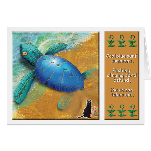 ウミガメ (正面横)