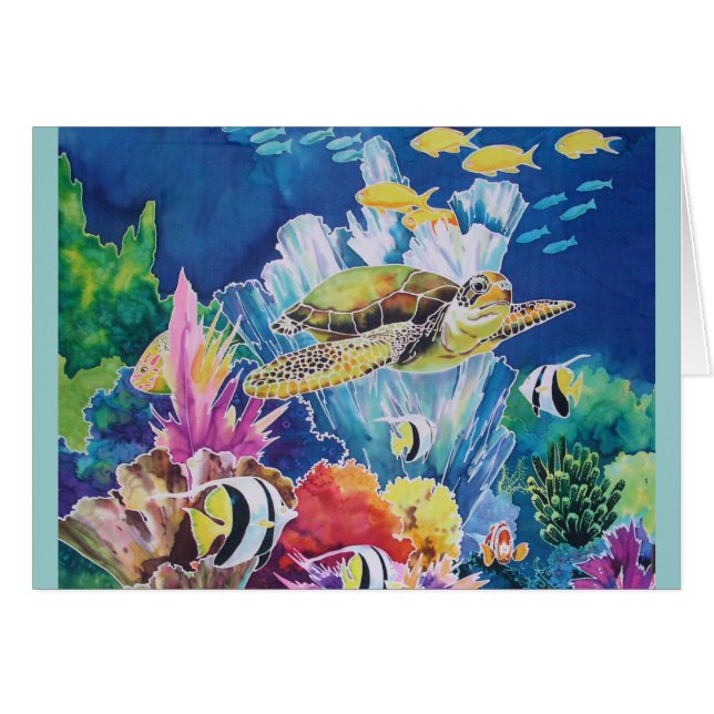 ウミガメ (正面横)