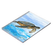 ウミガメ1ブルーウォーター ノートブック (左側)