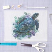 ウミガメ10 薄葉紙 (クラフト)