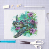 ウミガメ11 薄葉紙 (クラフト)