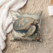 ウミガメ1 クッション (ブランケット)