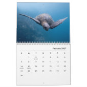 ウミガメ2019の壁掛けカレンダー カレンダー (2月 2027)