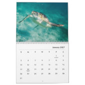 ウミガメ2019の壁掛けカレンダー カレンダー (1月 2027)
