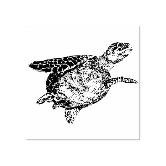 ウミガメ2 ラバースタンプ (インプリント)