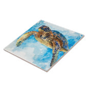 ウミガメ33 タイル (側面)