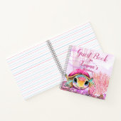 ウミガメ4歳の誕生日、海中 ノートブック (内部)