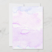 ウミガメ4歳の誕生日、海中 招待状 (裏面)