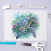 ウミガメ5 薄葉紙 (クラフト)