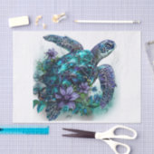 ウミガメ6 薄葉紙 (クラフト)