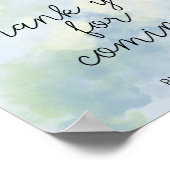 ウミガメ – ありがとうござ来う ポスター (角)