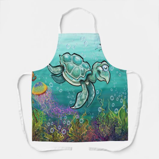 ウミガメ エプロン (正面)