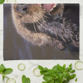 ウミガメ、エンヒドラルトリス6 キッチンタオル (折り畳み)