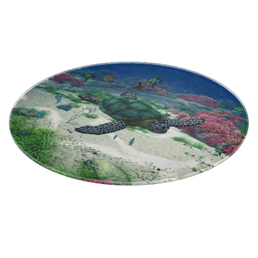 ウミガメ カッティングボード (角)