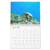 ウミガメ カレンダー (3月 2027)