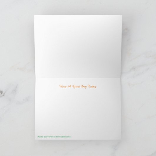 ウミガメ カード (内部)