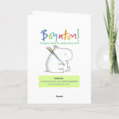 ウミガメ カード (裏面)