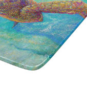 ウミガメ – ガラス製カッティングボード カッティングボード (角)