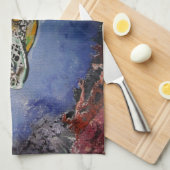 ウミガメ キッチンタオル (四つ折り)