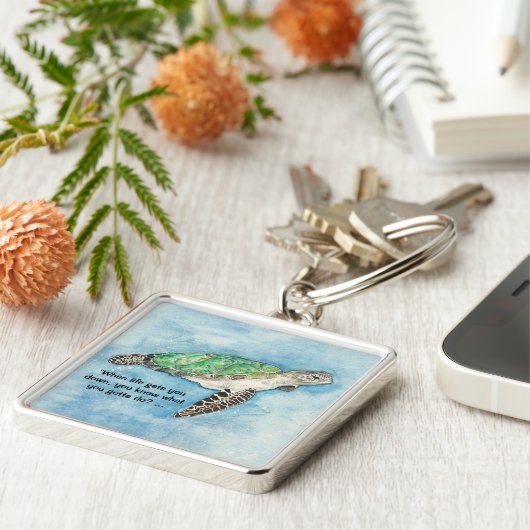 ウミガメ キーホルダー (側面)