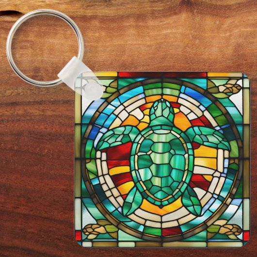 ウミガメ キーホルダー (正面)