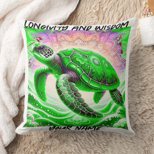 ウミガメ クッション (ブランケット)