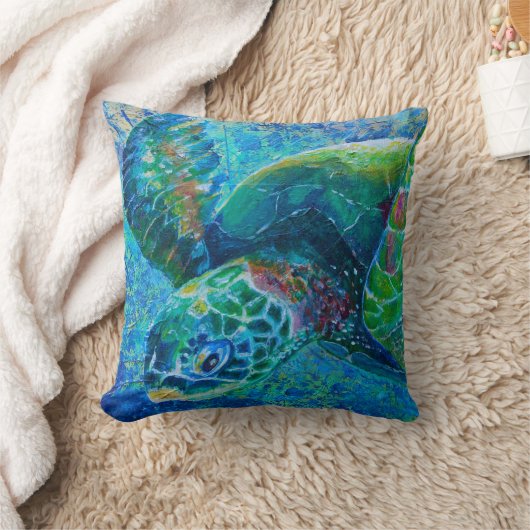 ウミガメ クッション (ブランケット)