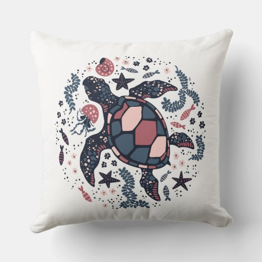 ウミガメ クッション (裏面)