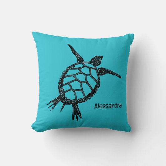 ウミガメ クッション (正面)