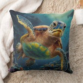 ウミガメ クッション (ブランケット)