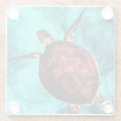 ウミガメ・コースター ガラスコースター (裏面)