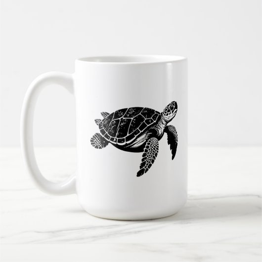 ウミガメ コーヒーマグカップ (左)
