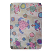 ウミガメ&サークルバスマット バスマット (正面縦)