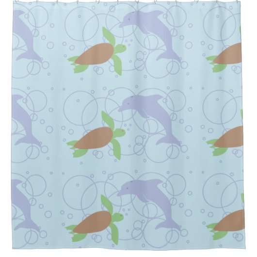 ウミガメ シャワーカーテン (正面)