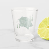 ウミガメ ショットグラス (裏面)