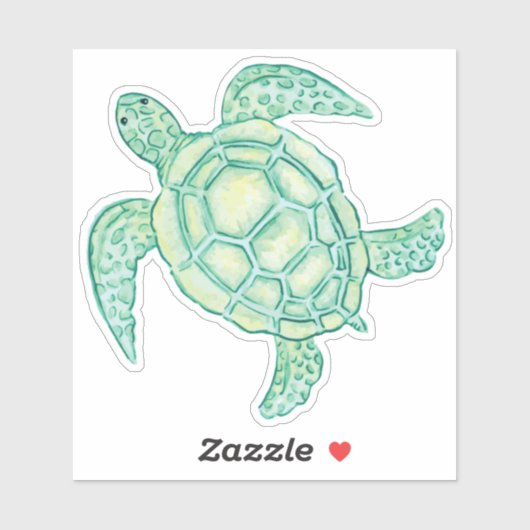 ウミガメ シール (シート)
